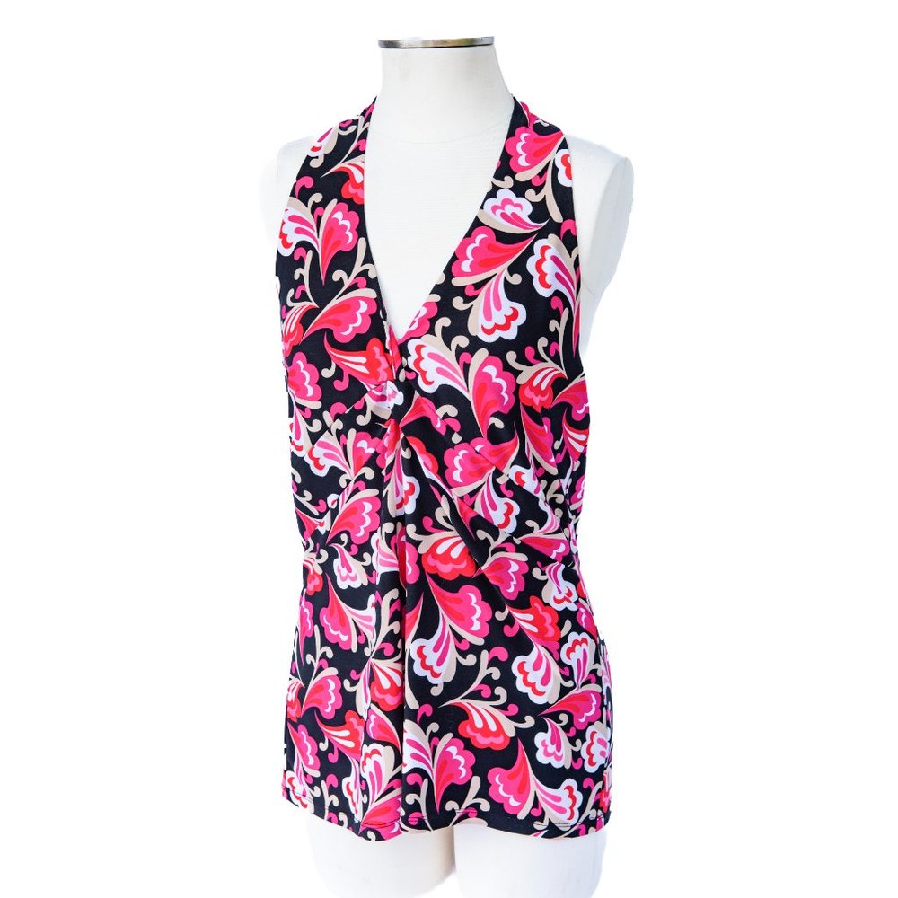 Nine-West Silky Halter Blouse
